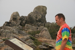 Kris on Finger Rock Mountain