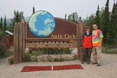 Kris and Lisa at Arctic Circle