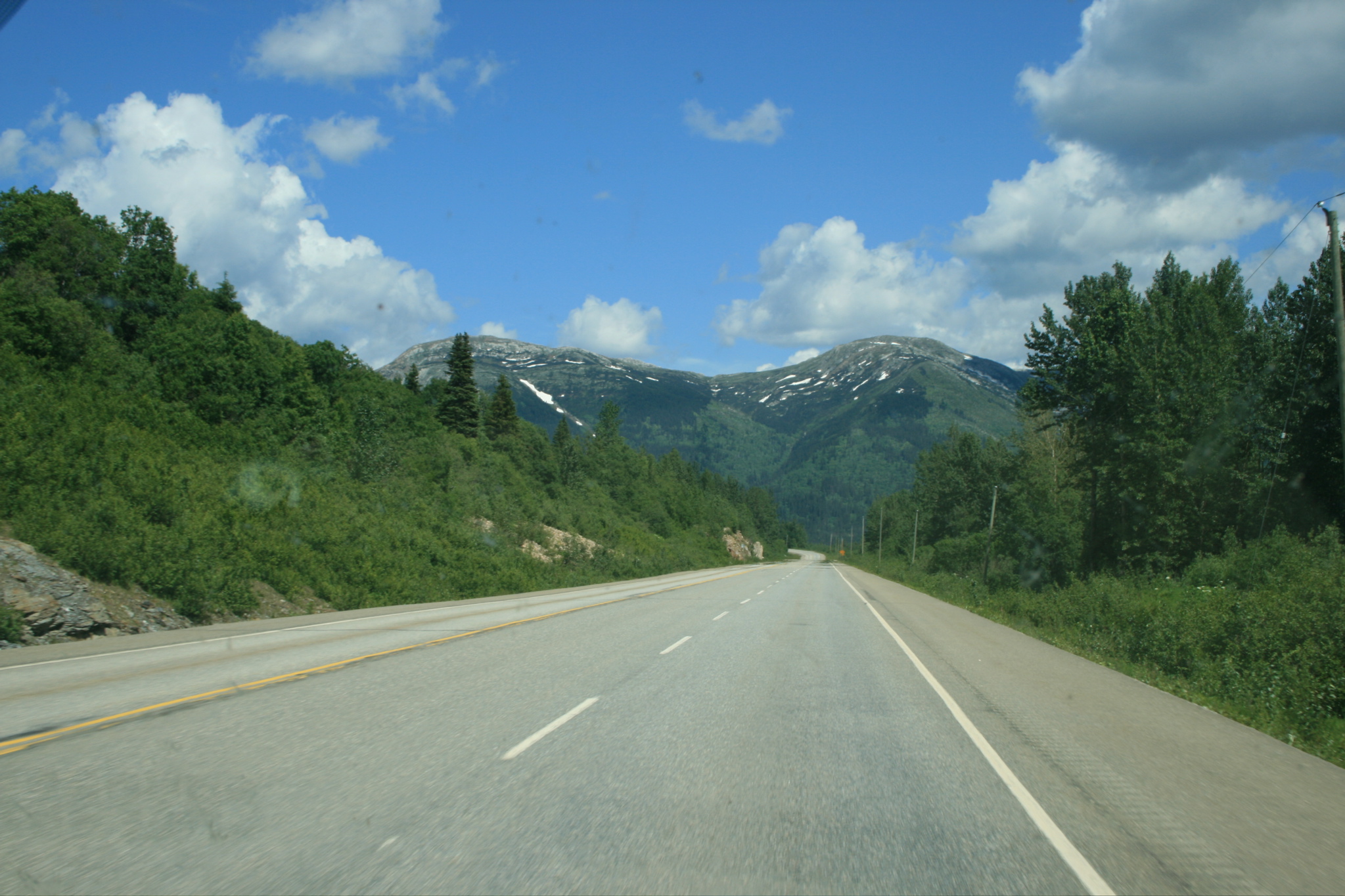 Snow on the Canadian Rockies