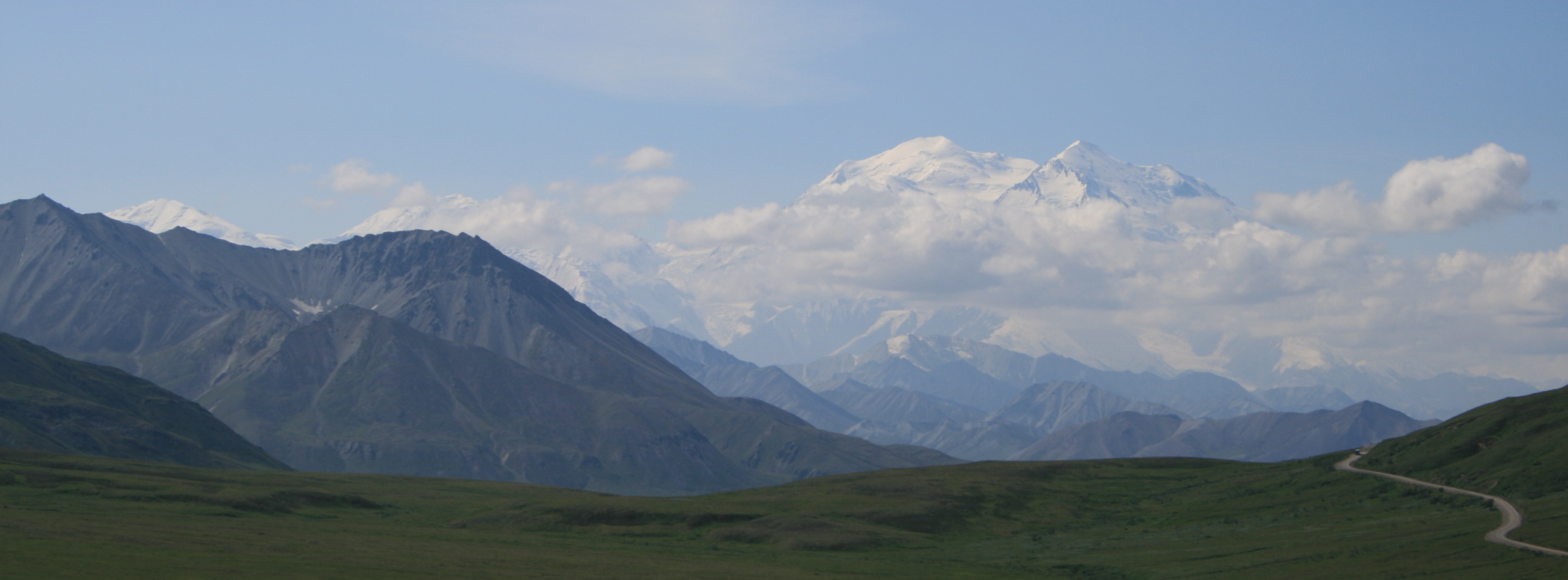 Mount McKinley with Clouds