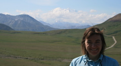 Lisa and Mount McKinley