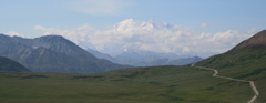 Mount McKinley and Clouds