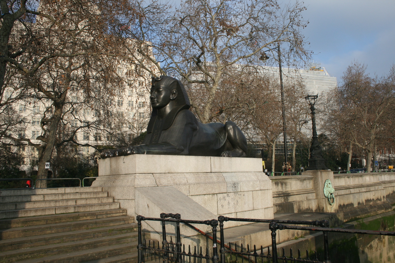 Sphinx, Cleopatra's Needle